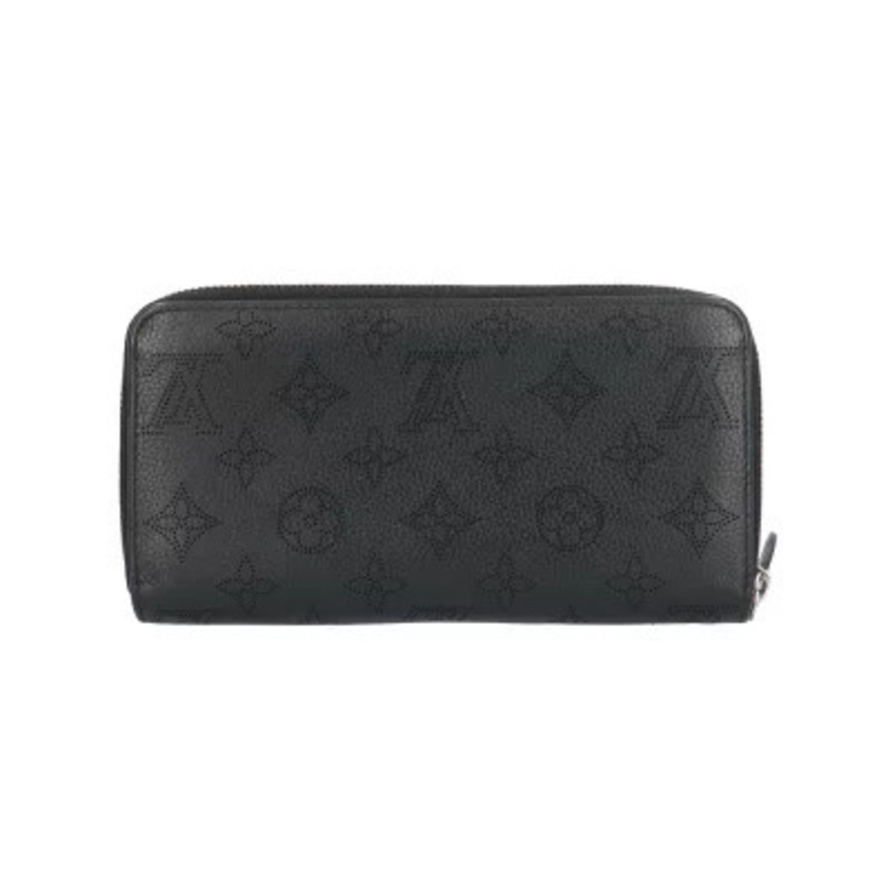Louis Vuitton Zippy Monogram Mahina Wallet Long Brown